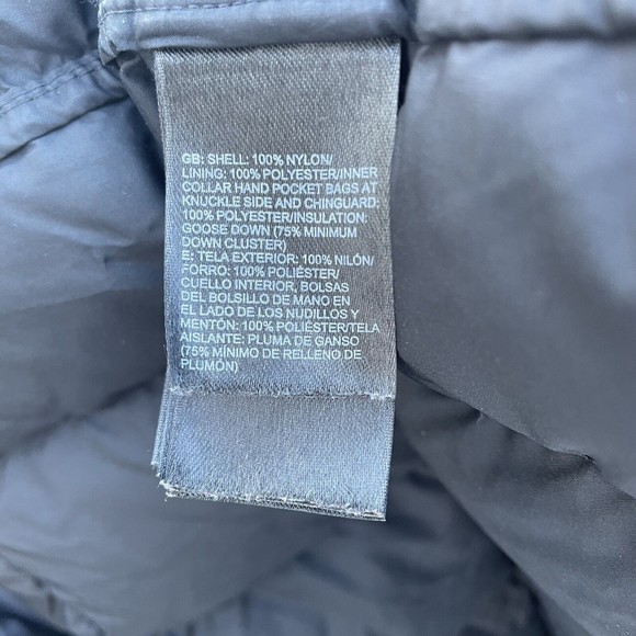 The North Face 550 Down Parka Coat Puffer Jacket Mid Length Womens Black size M - Picture 10 of 13